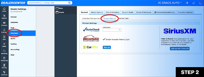 DealerCenter Inventory visual