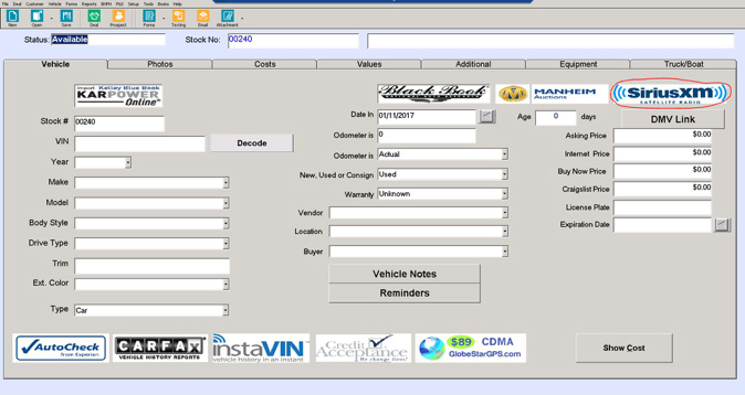 DealerClick SiriusXM Pre-Owned Program Enrollment visual