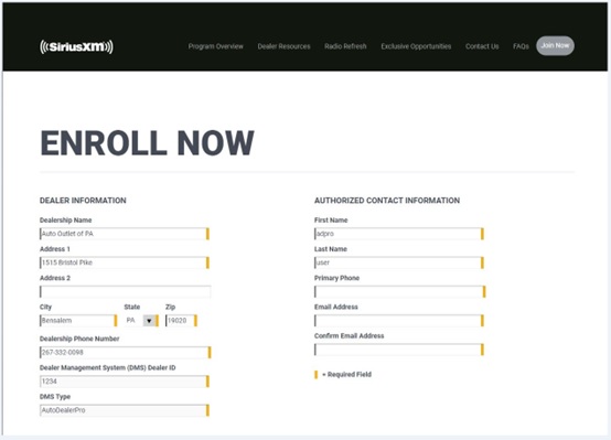AutoDealer Pro second visual